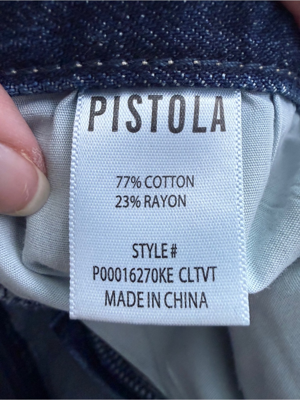 Pistola Kacey Mid Rise Cuffed Straight Jean 27 - Picture 5 of 6